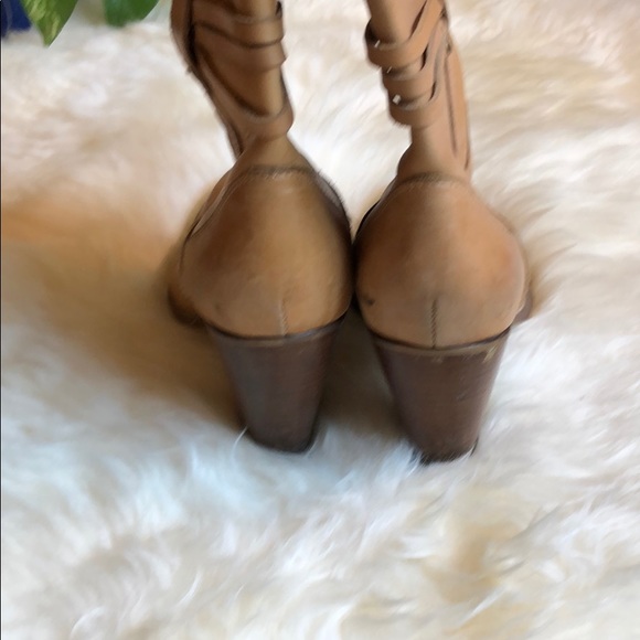 Seychelles Mid-Calf Leather Camel Boots, US 7.5 - Picture 4 of 7